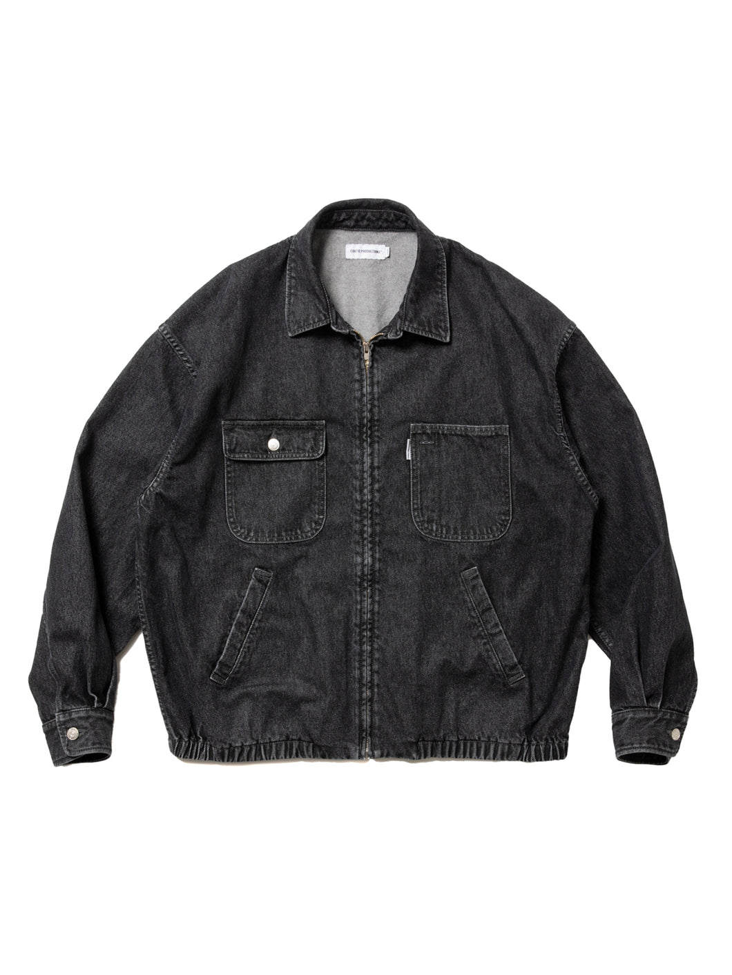 Denim Zip Up Work Jacket
