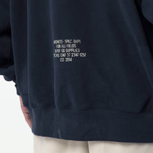 画像をギャラリービューアに読み込む, MIL-TYPE CREW SWEATER
