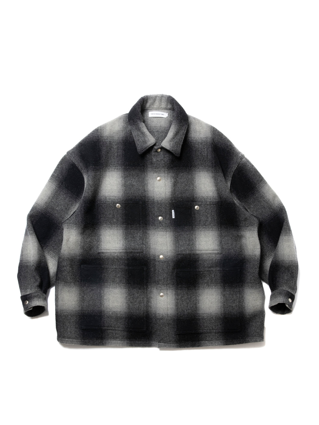 Ombre Check Wool Coverall