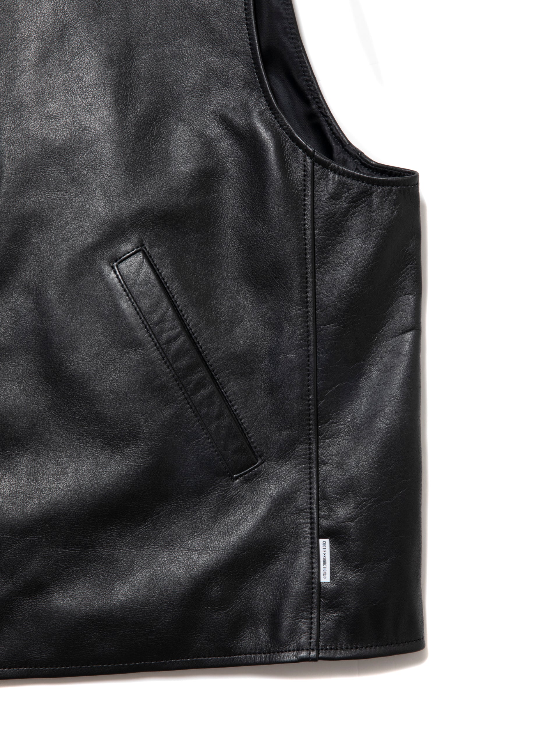 COOTIEPRODUCTIONS クーティー LSL Leather Vest LSL Leather Vest – Roots Bonds ONLINE STORE