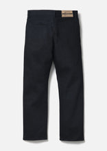 画像をギャラリービューアに読み込む, BLACK DENIM SLIM STRAIGHT PANTS
