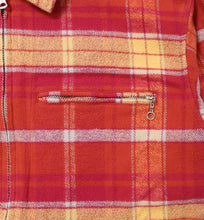 画像をギャラリービューアに読み込む, PLAID ZIP UP SHIRT
