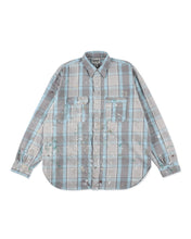 画像をギャラリービューアに読み込む, PAINTER&#39;S PAINT STAINED FLANNEL SHIRT
