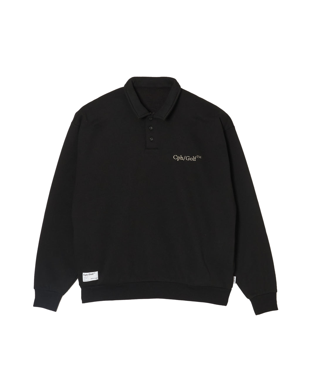 #DIGNIFIED LOGO FLEECE PULLOVER L/S POLO