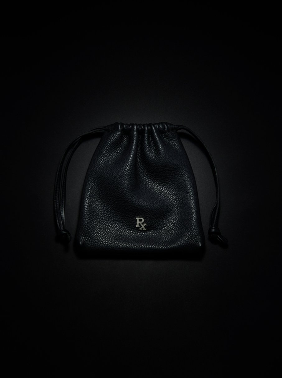 Laeather Drawstring Bag