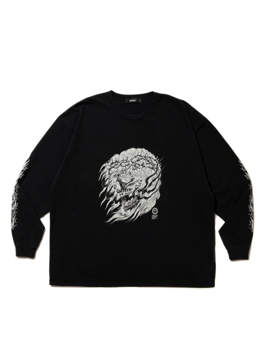 トップス Fade Wash L/S Tee (Skull Jesus) Fade Wash L/S Tee (Skull Jesus) – Roots Bonds ONLINE STORE