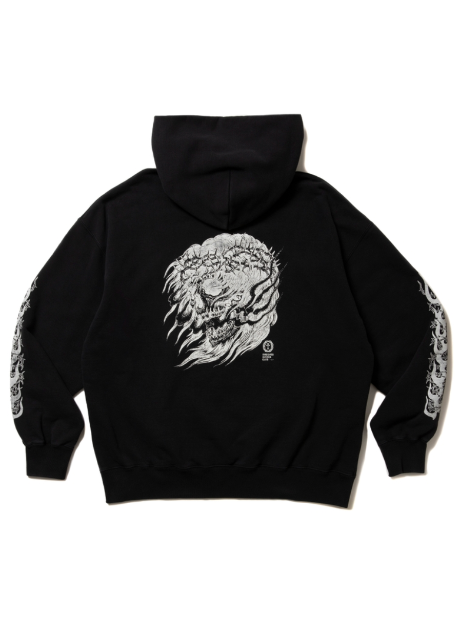 Fade Wash Sweat Parka (Skull Jesus)
