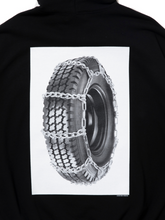 画像をギャラリービューアに読み込む, Print Sweat Zip Hoodie (Tire with Chains)
