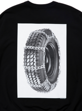 画像をギャラリービューアに読み込む, Print Sweat Crew (Tire with Chains)
