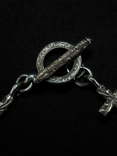 画像をギャラリービューアに読み込む, Ornament Cross Link Bracelet
