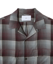 画像をギャラリービューアに読み込む, OMBRE OPEN COLLAR SHIRT
