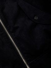 画像をギャラリービューアに読み込む, Punching Faux Suede Bomber Jacket
