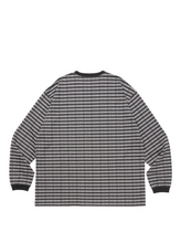 画像をギャラリービューアに読み込む, Supima Jacquard Border L/S Tee
