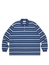 画像をギャラリービューアに読み込む, Moss Stitch Border L/S Polo
