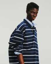 画像をギャラリービューアに読み込む, Moss Stitch Border L/S Polo
