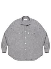 画像をギャラリービューアに読み込む, Dobby Gingham Check L/S Western Shirt
