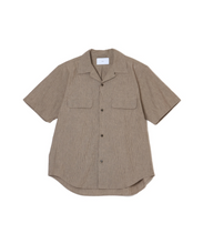画像をギャラリービューアに読み込む, LINEN OPEN-COLLOR HALF SLEEVE SHIRT
