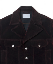 画像をギャラリービューアに読み込む, FLOCKING LAPEL DENIM JACKET
