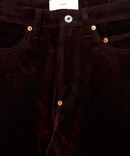 画像をギャラリービューアに読み込む, FLOCKING LAPEL DENIM PANTS STRAGHIT CUT
