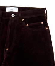 画像をギャラリービューアに読み込む, FLOCKING LAPEL DENIM PANTS STRAGHIT CUT
