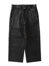 画像をギャラリービューアに読み込む, Sheep Leather Wide Leg Pants
