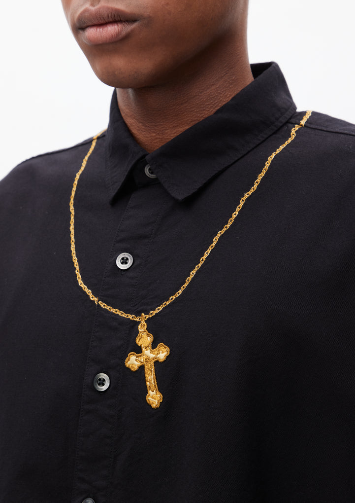 CROSS EMBROIDERY SHIRT LS – Roots Bonds ONLINE STORE