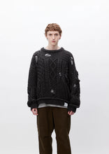 画像をギャラリービューアに読み込む, PATCHWORK SAVAGE SWEATER
