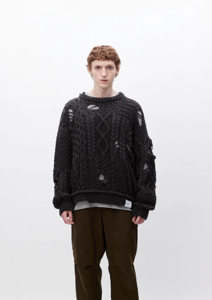 PATCHWORK SAVAGE SWEATER – Roots Bonds ONLINE STORE PATCHWORK SAVAGE SWEATER – Roots Bonds ONLINE STORE