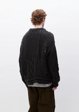 画像をギャラリービューアに読み込む, PATCHWORK SAVAGE SWEATER
