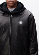 画像をギャラリービューアに読み込む, LEATHER ZIP WORK JACKET
