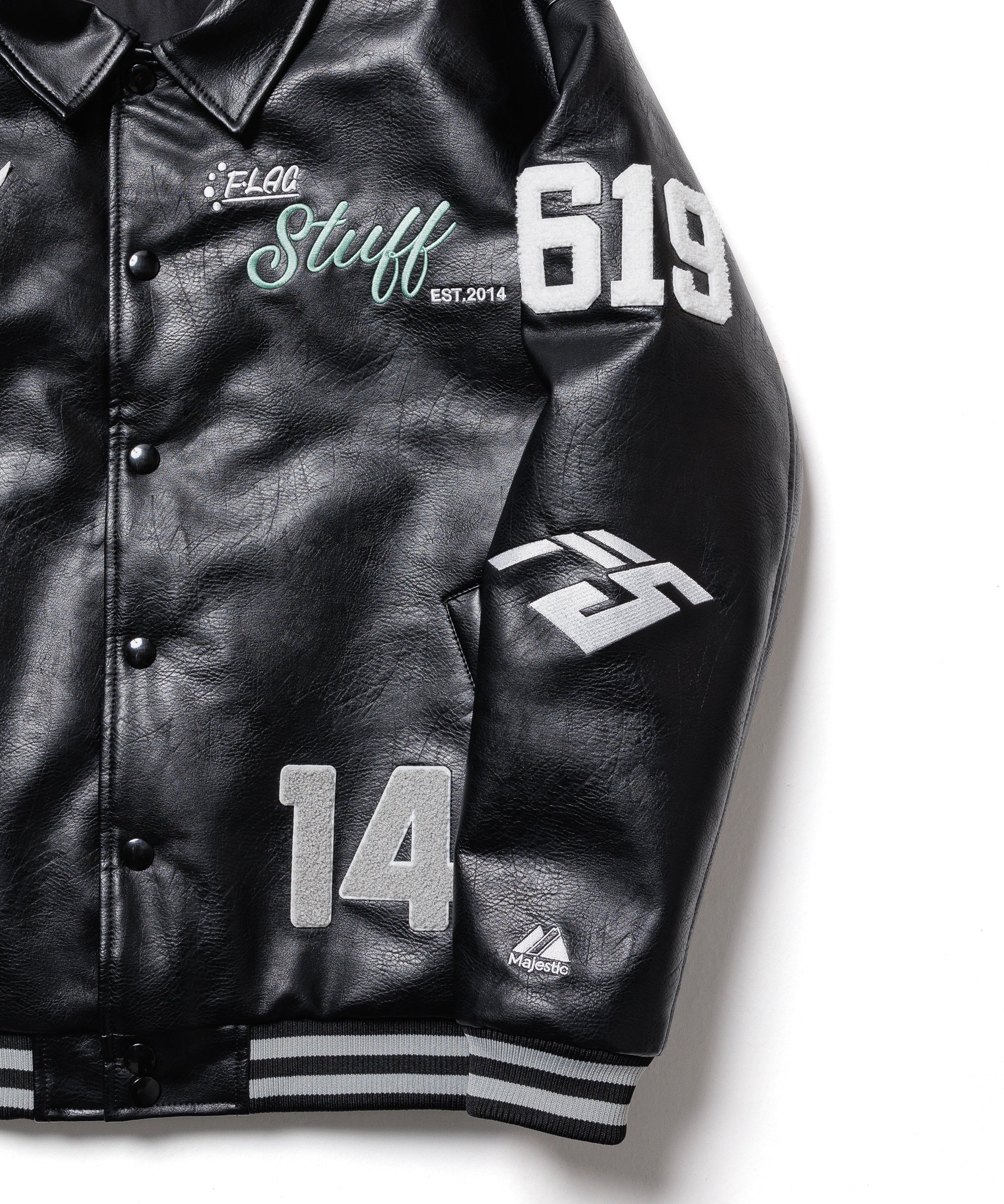 FLAGSTUFF VARSITY JACKET(xMAJESTIC)