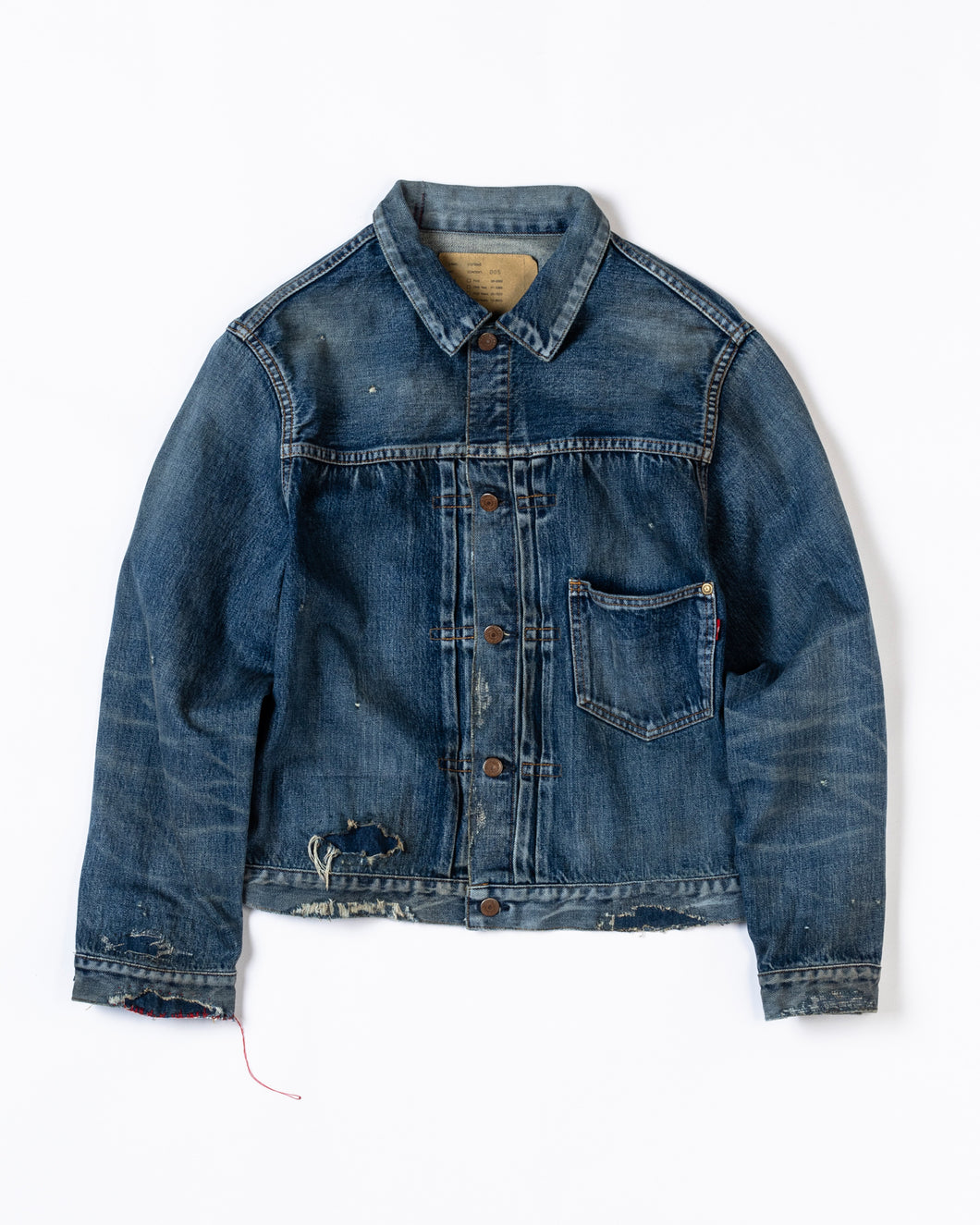 FRONT TUCK DENIM REMAKED JACKET