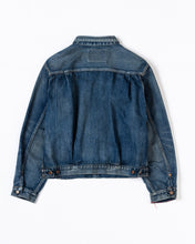 画像をギャラリービューアに読み込む, FRONT TUCK DENIM REMAKED JACKET
