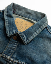 画像をギャラリービューアに読み込む, FRONT TUCK DENIM REMAKED JACKET

