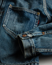 画像をギャラリービューアに読み込む, FRONT TUCK DENIM REMAKED JACKET

