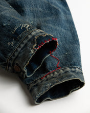 画像をギャラリービューアに読み込む, FRONT TUCK DENIM REMAKED JACKET
