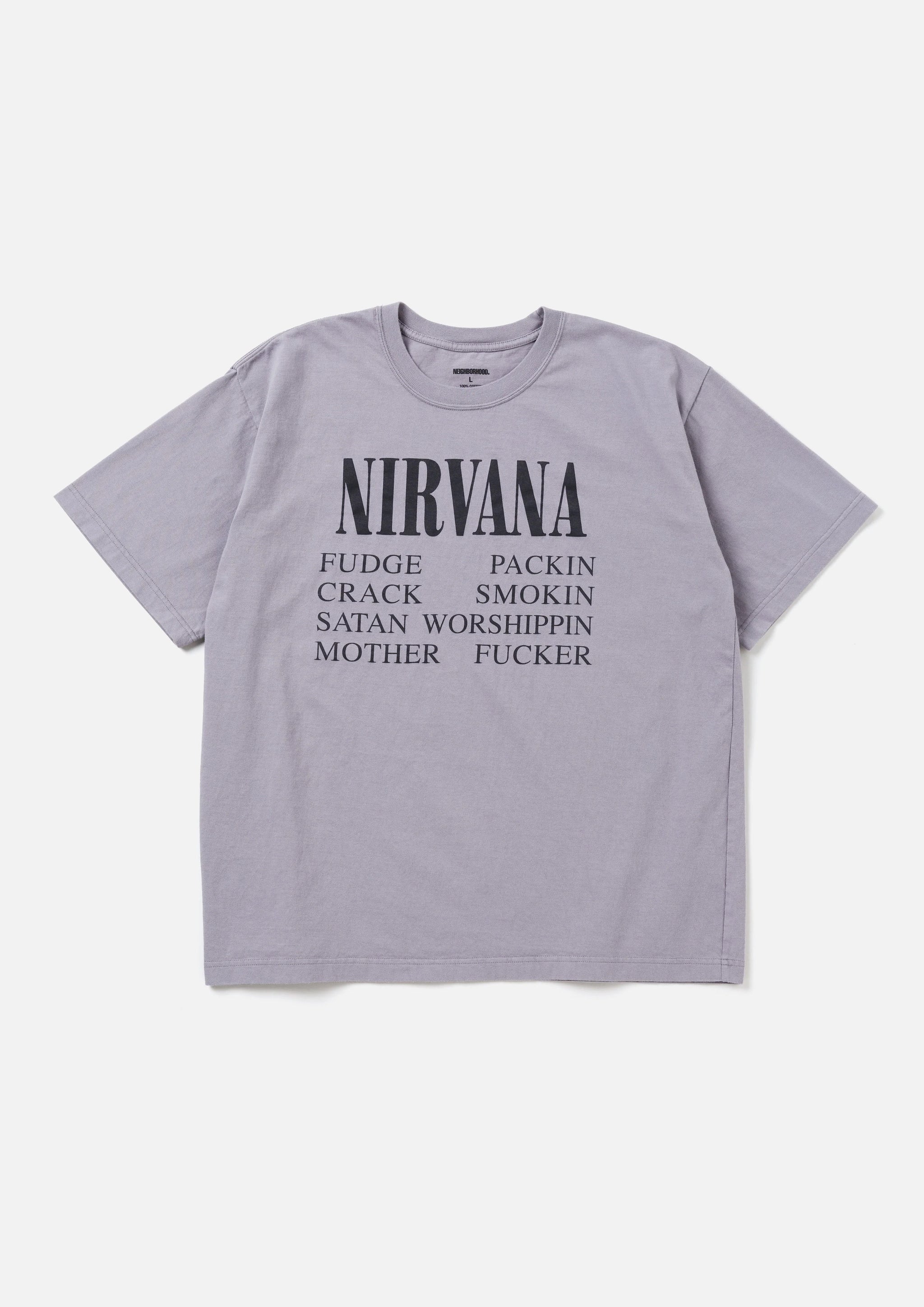 NEIGHBORHOOD NH X NIRVANA . TEE LS NEIGHBORHOOD NH X NIRVANA . TEE LS