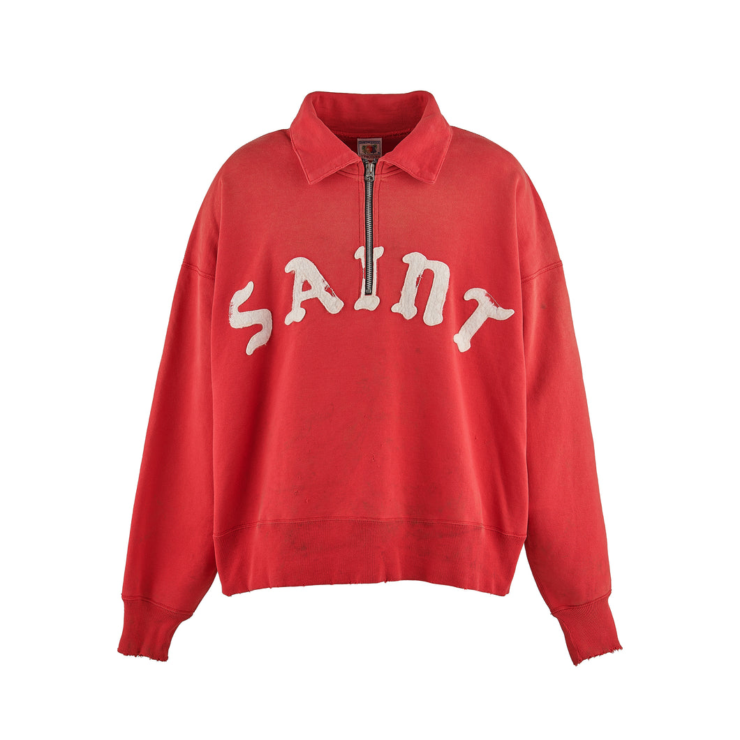HALF ZIP SWEAT/SAINT