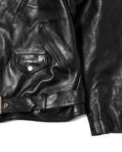 画像をギャラリービューアに読み込む, LEATHER JKT VINTAGE W
