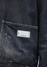 画像をギャラリービューアに読み込む, WASHED LW DENIM COVERALL JACKET
