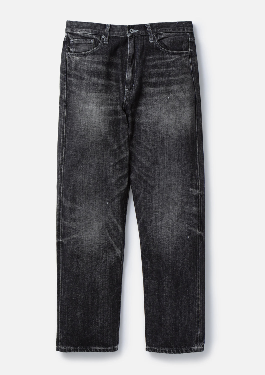 WASHED DENIM DP BASIC PANTS