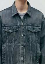 画像をギャラリービューアに読み込む, WASHED BLACK DENIM TYPE-4 JACKET
