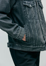 画像をギャラリービューアに読み込む, WASHED BLACK DENIM TYPE-4 JACKET
