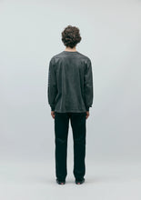 画像をギャラリービューアに読み込む, BLACK DENIM SLIM STRAIGHT PANTS
