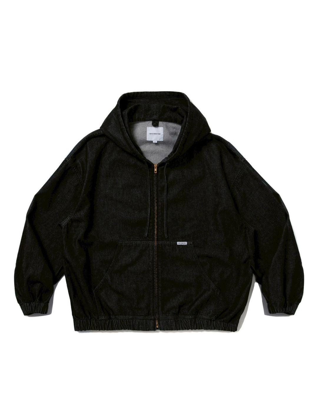 12.5oz Denim Zip Up Hooded Jacket