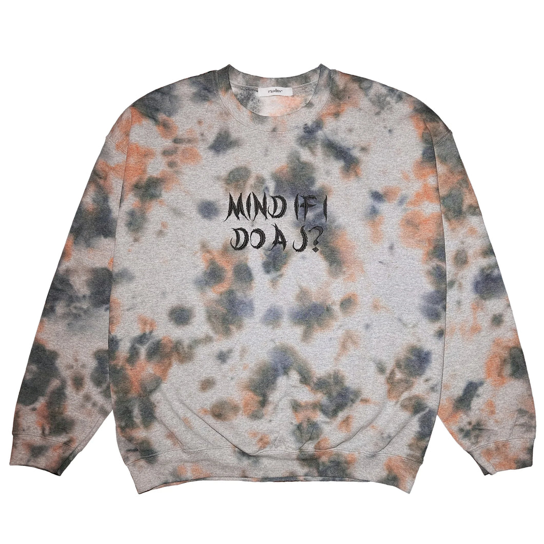 MINDIF I D0 AJ? TIEDIE SWEAT CREW NECK
