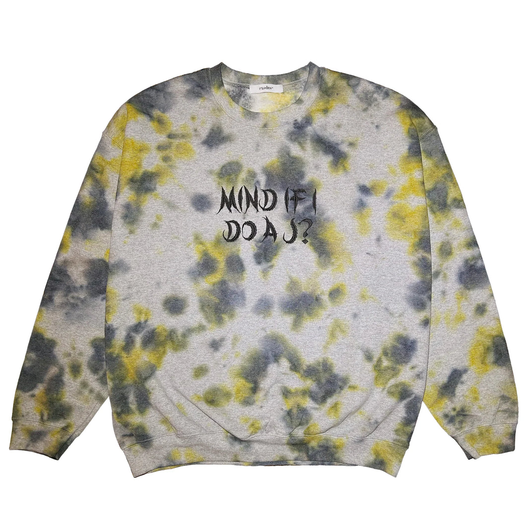 MINDIF I D0 AJ? TIEDIE SWEAT CREW NECK