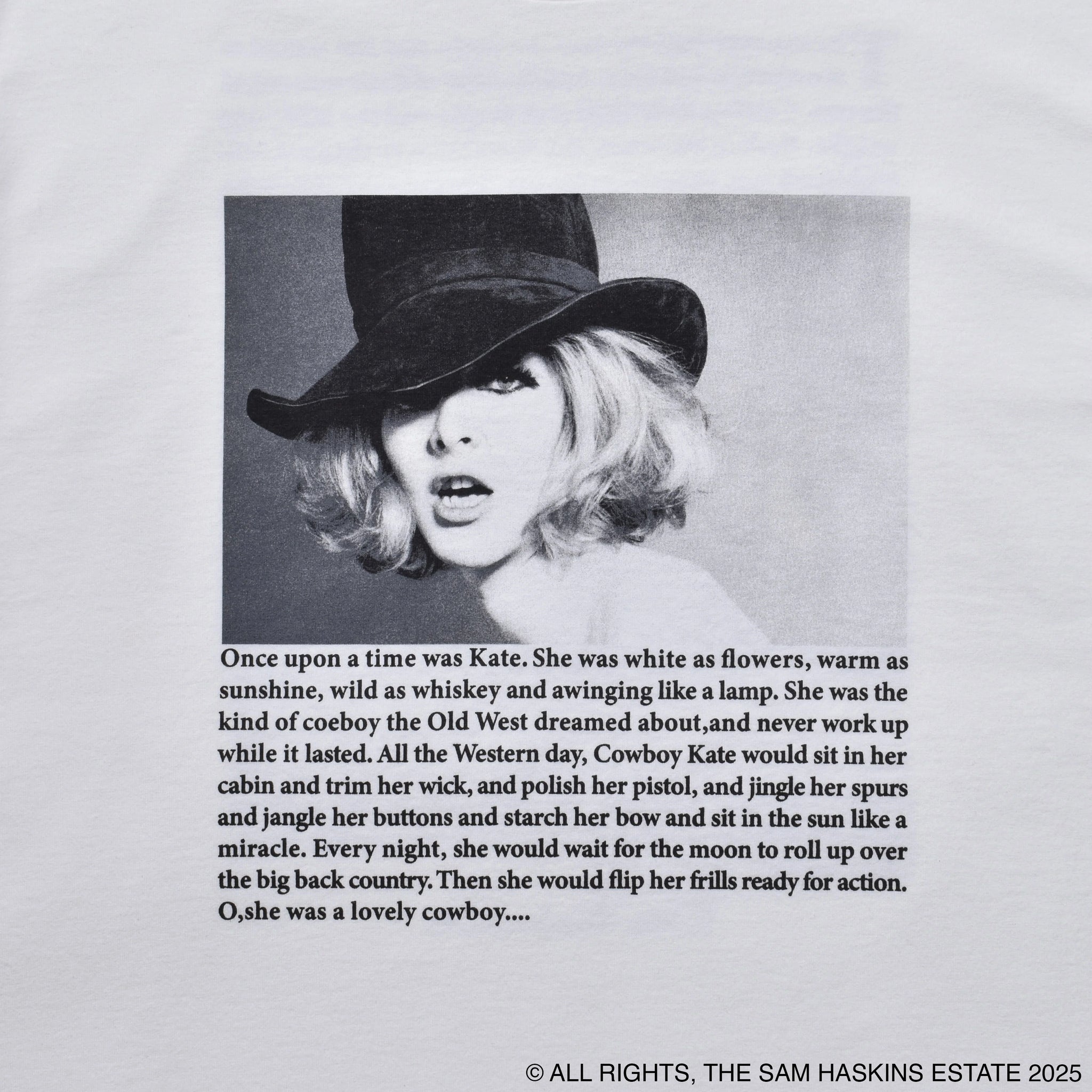 Sam Haskins × Stie-lo “kate” Tee – Roots Bonds ONLINE STORE