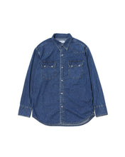 画像をギャラリービューアに読み込む, DENIM SHIRT H . WASH
