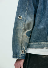 画像をギャラリービューアに読み込む, SAVAGE LW DENIM ZIP JACKET

